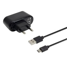 EVOLVEO USB-C töltő mobiltelefonokhoz, fekete színben
