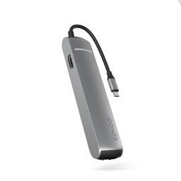 Epico 6in1 Slim Hub 8K USB-C csatlakozóval - szürke