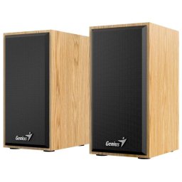 GENIUS hangszóró SP-HF180, 3,5 mm-es jack, 6W, világos fa