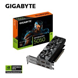 GIGABYTE VGA NVIDIA GeForce RTX 5050 Low Profile OC 8G, 8G GDDR6, 2xDP, 2xHDMI