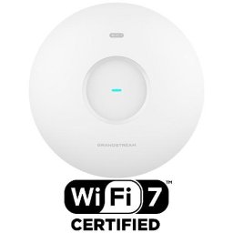 Grandstream GWN7670 AP, Wi-Fi 7, 802.11be, 2x2:2 MIMO MLO-val, 4KQAM, MRU, 2x 2.5G Ethernet WAN/LAN