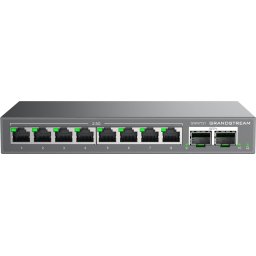 Grandstream GWN7721 L2 Lite menedzselt switch, 8x 2.5GbE RJ45, 2x 10G SFP