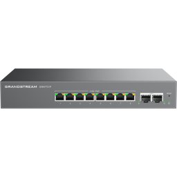 Grandstream GWN7721P L2 Lite menedzselt switch, 8x 2,5 GbE RJ45, 2x 10G SFP , PoE/PoE