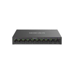 MERCUSYS switch MS110CP (8x100Mb/s, 2xGbE, 8xPoE , 65W, ventilátor nélküli)