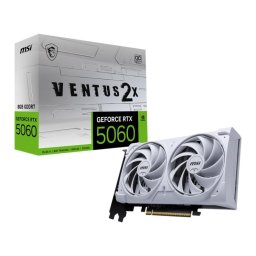MSI VGA NVIDIA GeForce RTX 5060 8G VENTUS 2X OC FEHÉR, RTX 5060, 8GB GDDR7, 3xDP, 1xHDMI