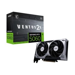 MSI VGA NVIDIA GeForce RTX 5060 8G VENTUS 2X OC, RTX 5060, 8GB GDDR7, 3xDP, 1xHDMI, 8GB GDDR7, 3xDP, 1xHDMI