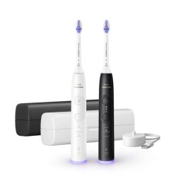 Philips Sonicare 6500 Gentle clean elektromos fogkefe készlet, 2 db, fekete és fehér