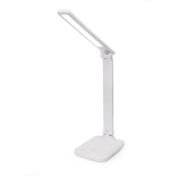 Platinet PDL194W Remus 5W dimmelhető LED asztali lámpa, érintésvezérléssel, USB porttal, fehér színben