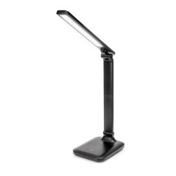 Platinet PDL194B Remus 5W dimmelhető LED asztali lámpa, érintésvezérléssel, USB porttal, fekete színben