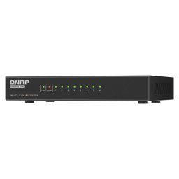 QNAP switch QSW-1108-8T-R2 (8x 2.5GbE port, passzív hűtés, 100M/ 1G/ 2.5G támogatás)