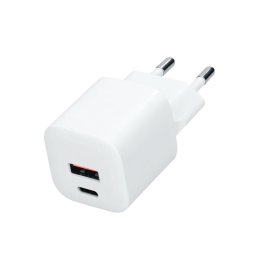 Solight USB-C USB-A gyors töltő GaN 20W PD