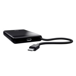 TRUST Powerbank Fiera, 10000 mAh, kábellel, 2x USB-C, fekete