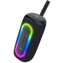 WG - Bluetooth hangszóró WG AirFlex PureBeats, 40W, TWS, LED, fekete