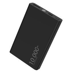 WG - Power Bank 10000 mAh, USB-C PD 20W USB-A 22.5W, fekete