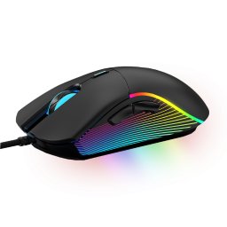 WG - WG Chameleon III., RGB LED-es játékegér, fekete színben