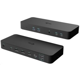 i-tec USB-C intelligens hármas kijelző dokkoló állomás, Power Delivery 100W