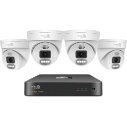iGET HOMEGUARD HGNVK84804 - PoE kamerakészlet 2K NVR 8CH 4x kültéri kamera hanggal