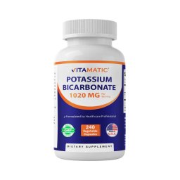 Vitamatic Kálium-bikarbonát, 240 növényi kapszula (510 mg/kapszula)