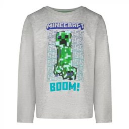Minecraft Boom gyerek hosszú ujjú póló, felső 12 év / 152 cm