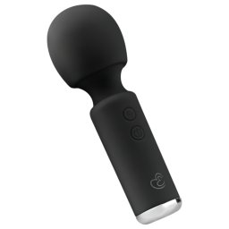 EasyToys Wonder Wand - akkus, mini masszírozó vibrátor (fekete)