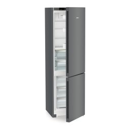 Liebherr CBNdgc 5723 szürke, alulfagyasztós, szabadonálló, Hűtő:258L, Fagyasztó:103L, hűtőszekrény