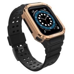 Protect Strap szíj Apple Watch 38/40/41mm - Fekete, rózsaarany