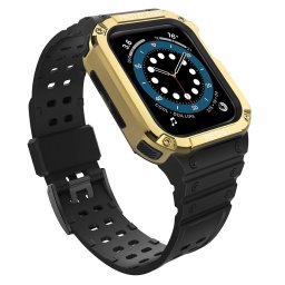 Protect Strap szíj Apple Watch 38/40/41mm - Fekete, Arany