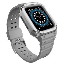 Protect Strap szíj Apple Watch 38/40/41mm - szürke, ezüst