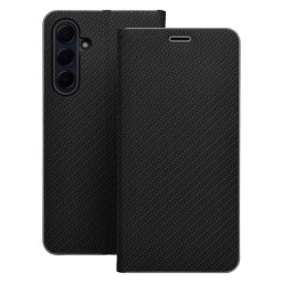 LUNA CARBON könyvtok Xiaomi Redmi 15C 4G - fekete