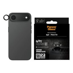 PANZERGLASS HOOPS CERAMIC II kameravédő üveg (9H + segédkeret) FEKETE Apple iPhone Air