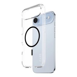 PANZERGLASS CARE FLAGSHIP URBAN EXPLORER CASE szilikon telefonvédő (ütésállóság, kameravédő, MagSafe) ÁTLÁTSZÓ/FEKETE Apple iPhone Air