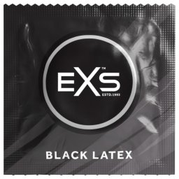 EXS Black - fekete latex óvszer csomag (12 db)