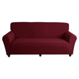KanapéHuzat (enyhén vízlep., 2 személyes, bordó)