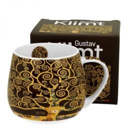 Klimt porcelán bögre - 430 ml öblös - Életfa