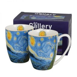 Van Gogh Csillagos éj porcelán bögre szett - 2 darabos 360 ml - díszdobozos