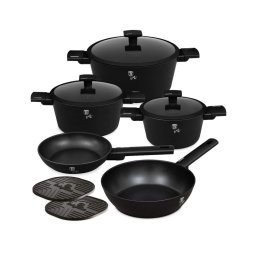 Berlinger Haus Edénykészlet 10 részes titánpro bevonattal Matte Black Collection BH/8197NN
