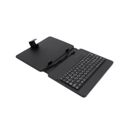 AIREN AiTab bőr tok 2 USB billentyűzettel 8" FEKETE (CZ/SK/DE/UK/US... elrendezés)