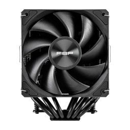 FSP CPU-hűtő MP7-B kettős, 120 mm-es FDB ventilátor, Fekete