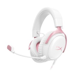 HP HyperX Cloud III WHT/PNK játékfejhallgató