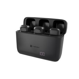 Mobil vezeték nélküli mikrofon Natec HOPPER LAVALIER USB-C, 2 db