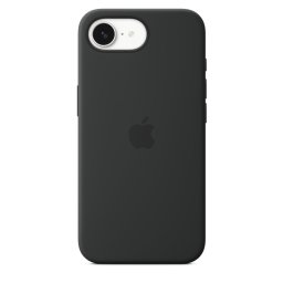 iPhone 16e szilikon tok - Fekete