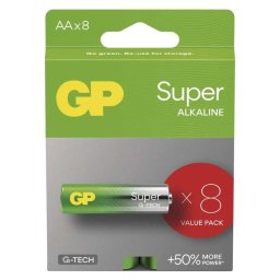 GP AA Super, lúgos (LR6) - 8 db