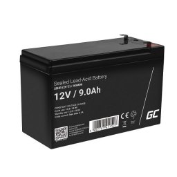 Green Cell AGM VRLA 12V 9Ah karbantartásmentes akkumulátor UPS-egységekhez
