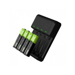 Green Cell VitalCharger töltőkészlet és 4x újratölthető AA 2000mAh Ni-MH akkumulátorok