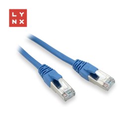 LYNX FTP patch kábel Cat5e PVC, CCA, 3m, kék, LYNX FTP patch kábel Cat5e PVC, CCA, 3m, kék