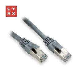 LYNX FTP patch kábel Cat6, PVC, 7m, szürke, szürke