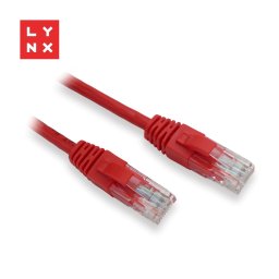 LYNX UTP patch kábel Cat5e, PVC, CCA, 2m, piros, LYNX UTP patch kábel Cat5e, PVC, CCA, 2m, piros