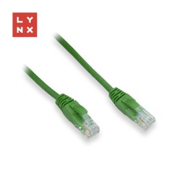 LYNX UTP patch kábel Cat5e, PVC, CCA, 2m, zöld, LYNX UTP patch kábel Cat5e, PVC, CCA, 2m, zöld