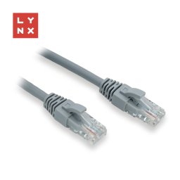 LYNX UTP patch kábel Cat6, PVC, 0, 5m, szürke (a csomag 10db-ot tartalmaz)