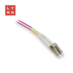 LYNX duplex patch kábel MM, OM4, LC/LC, 50/125µm, 15m